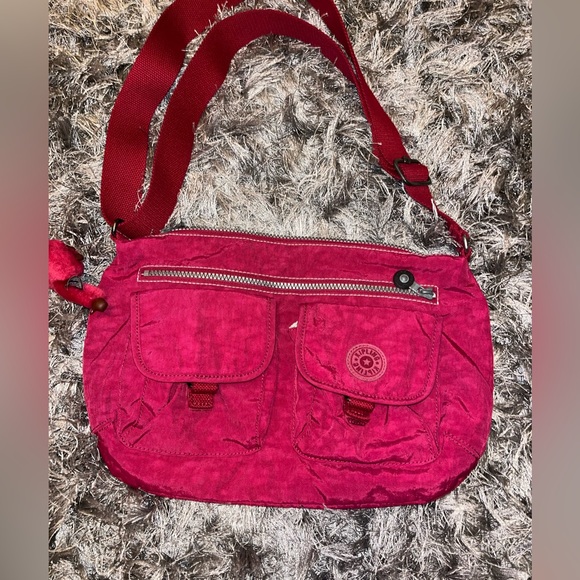 Hot Pink Kipling Crossbody Bag - Picture 2 of 8